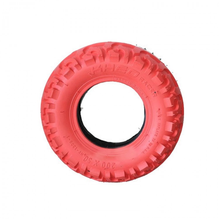 Kheo Pneus Racer 8" - Rouge (4pcs) Kheo Pneus Racer 8" - Rouge (4pcs)