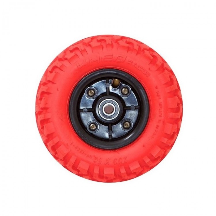 Kheo Racer 8" Complete Wheel - Red (1pc)
