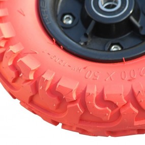 Kheo Racer 8" Complete Wheel - Red (1pc)